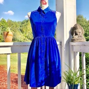 Sleeveless Button Down Dress